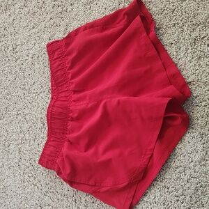 Red Athletic Shorts Size Small (4-6)